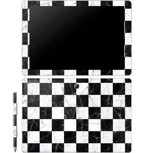 Checkered Marble Galaxy Book 12in Skin
