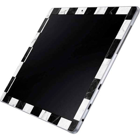 Checkered Marble Galaxy Book 12in Skin