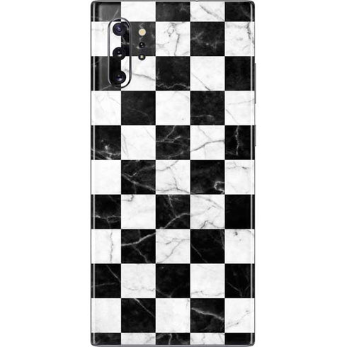 Checkered Marble Galaxy Note 10 Plus Skin