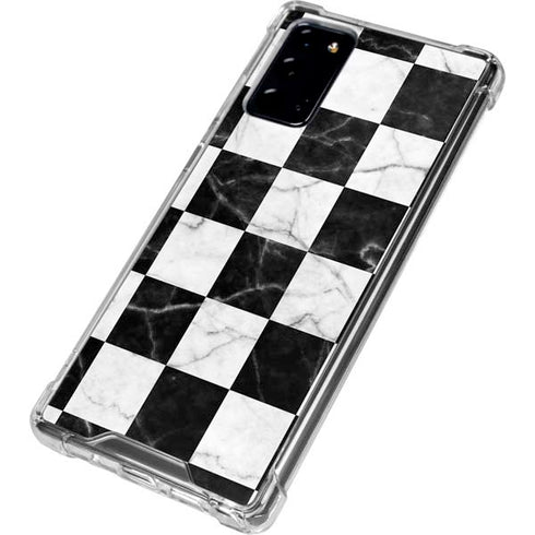 Checkered Marble Galaxy Note20 5G Clear Case