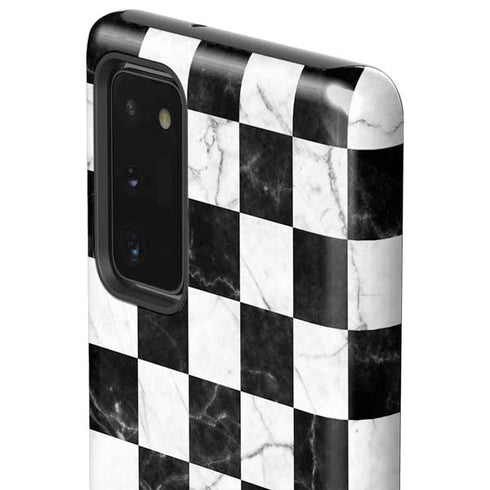 Checkered Marble Galaxy Note20 5G Pro Case