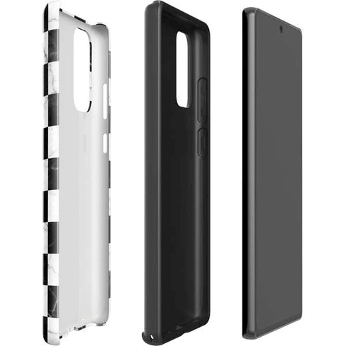Checkered Marble Galaxy Note20 5G Pro Case