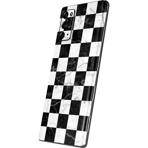 Checkered Marble Galaxy Note20 5G Skin