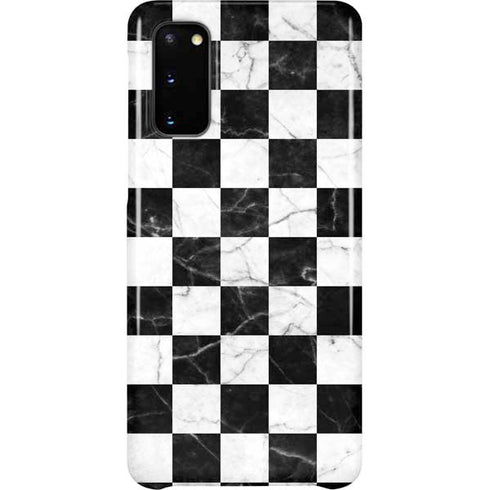 Checkered Marble Galaxy S20 Lite Case