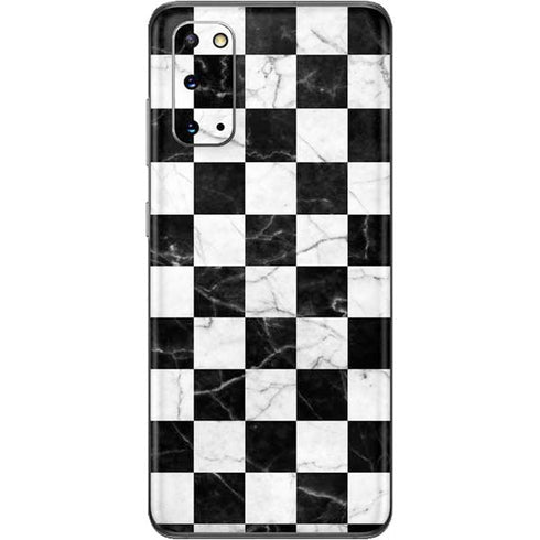 Checkered Marble Galaxy S20 Skin