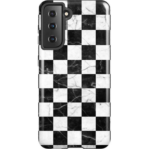 Checkered Marble Galaxy S21 5G Pro Case