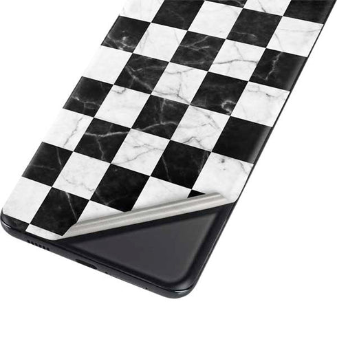 Checkered Marble Galaxy S21 5G Skin