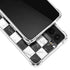 Checkered Marble Galaxy S21 FE Clear Case