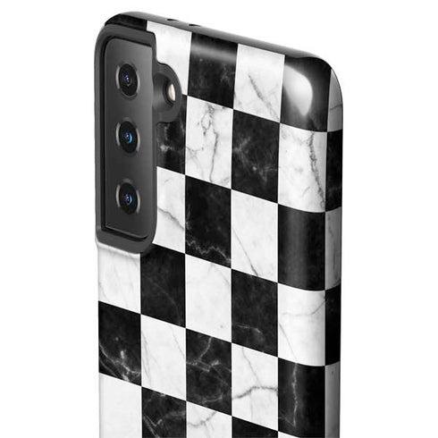 Checkered Marble Galaxy S21 Plus 5G Pro Case