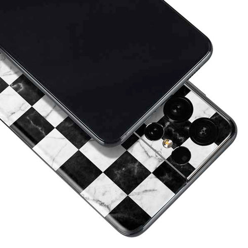 Checkered Marble Galaxy S21 Ultra 5G Skin