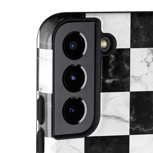 Checkered Marble Galaxy S22 Plus Pro Case