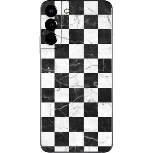 Checkered Marble Galaxy S22 Plus Skin