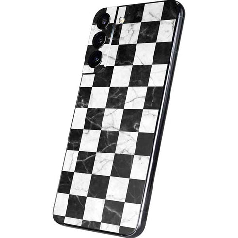 Checkered Marble Galaxy S22 Plus Skin
