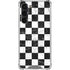 Checkered Marble Galaxy S23 Plus Clear Case
