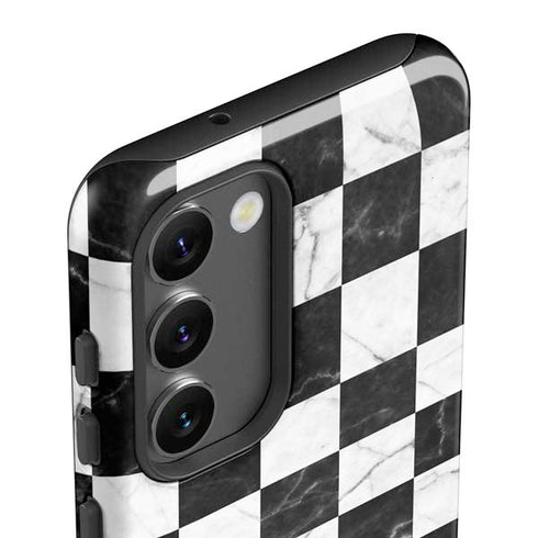 Checkered Marble Galaxy S23 Plus Pro Case