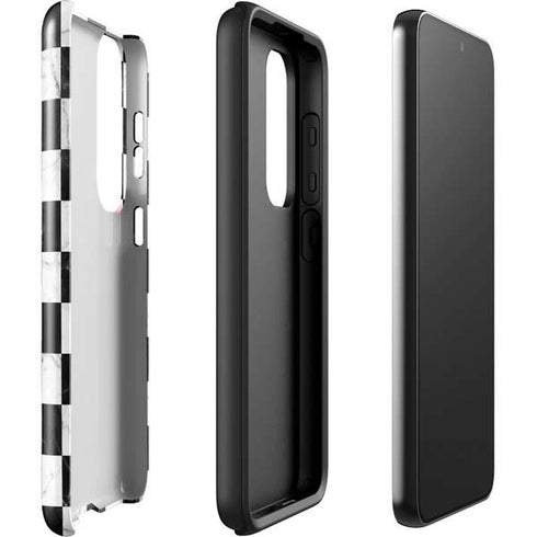 Checkered Marble Galaxy S23 Plus Pro Case