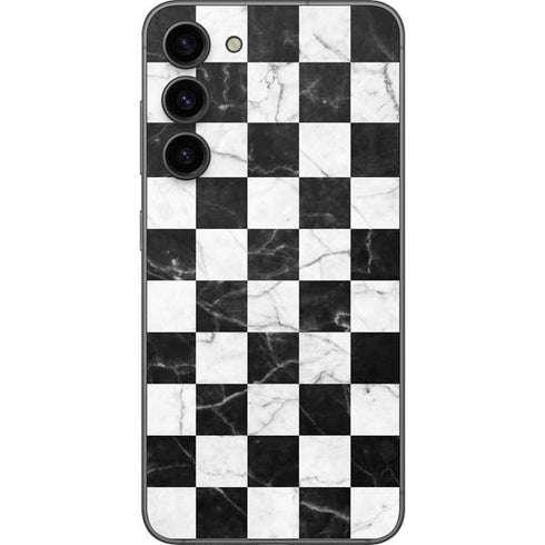 Checkered Marble Galaxy S23 Plus Skin