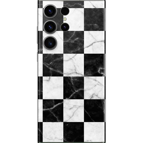 Checkered Marble Galaxy S23 Ultra Skin