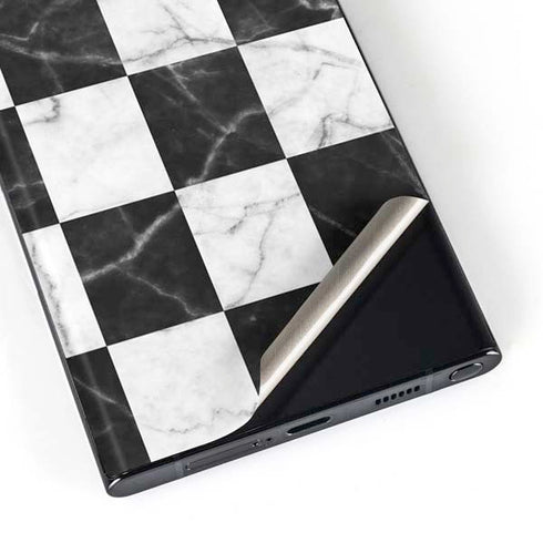 Checkered Marble Galaxy S23 Ultra Skin