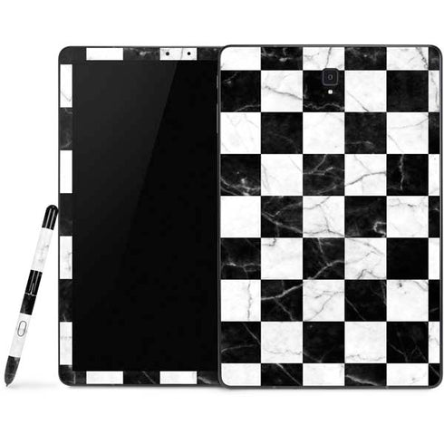 Checkered Marble Samsung Galaxy Tab Skin