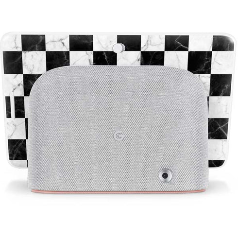 Checkered Marble Google Home Hub Skin