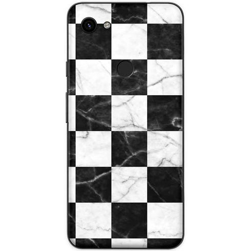 Checkered Marble Google Pixel 3a Skin