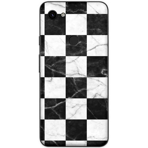 Checkered Marble Google Pixel 3a XL Skin