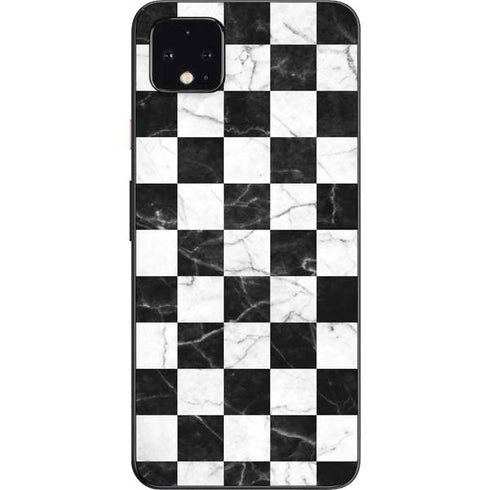 Checkered Marble Google Pixel 4 XL Skin