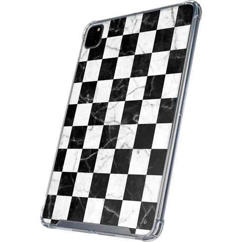Checkered Marble iPad Pro 12.9in (2020) Clear Case