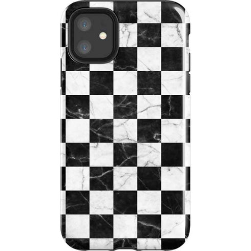 Checkered Marble iPhone 11 Impact Case