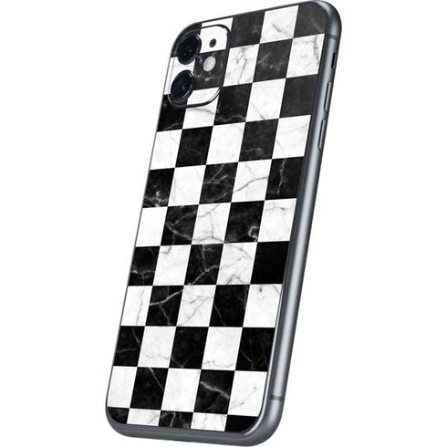 Checkered Marble iPhone 11 Skin
