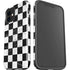 Checkered Marble iPhone 12 Mini Impact Case