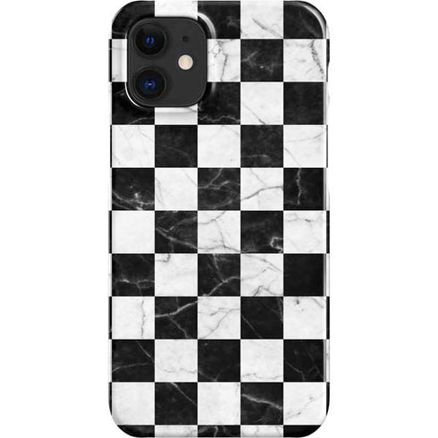 Checkered Marble iPhone 12 Mini Lite Case