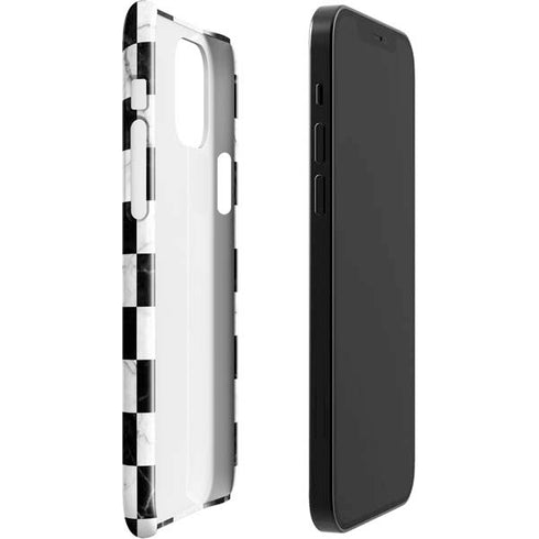 Checkered Marble iPhone 12 Mini Lite Case
