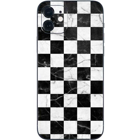Checkered Marble iPhone 12 Mini Skin