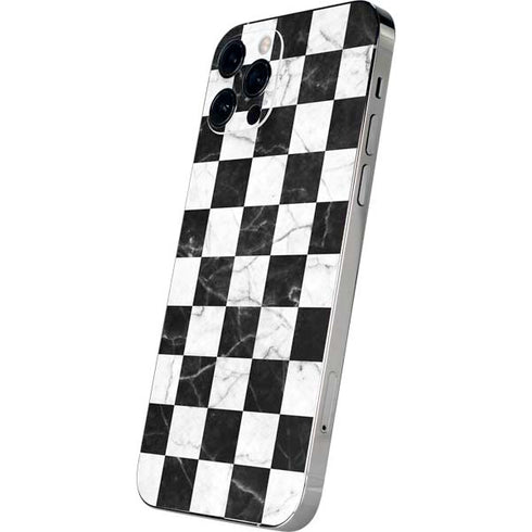 Checkered Marble iPhone 12 Pro Max Skin