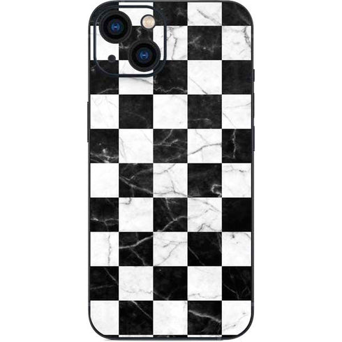 Checkered Marble iPhone 13 Skin