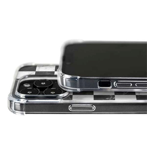 Checkered Marble iPhone 15 Pro MagSafe Case