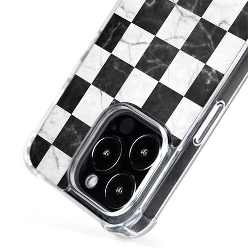 Checkered Marble iPhone 15 Pro Max MagSafe Case