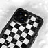 Checkered Marble iPhone 15 Waterproof Case