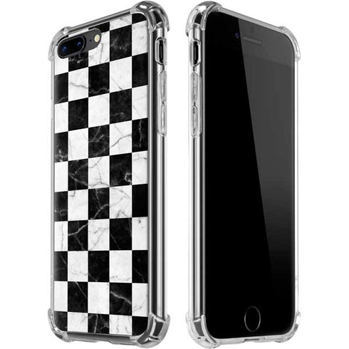 Checkered Marble iPhone 7/8 Plus Clear Case