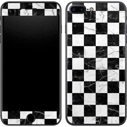 Checkered Marble iPhone 8 Plus Skin