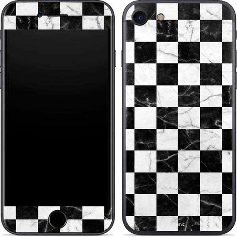 Checkered Marble iPhone 8 Skin