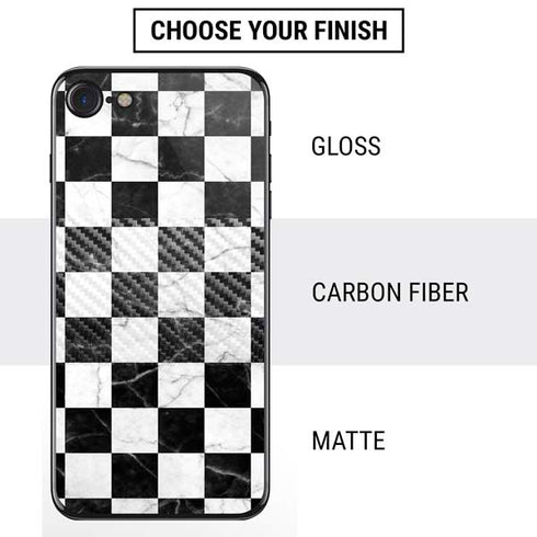 Checkered Marble iPhone SE (2nd & 3rd Gen) Skin