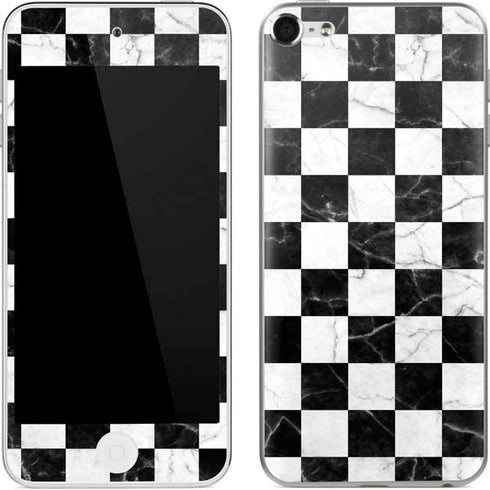 Checkered Marble Apple iPod Skin
