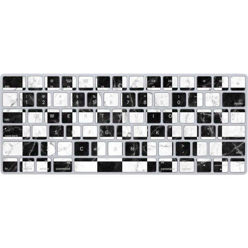 Checkered Marble Magic Keyboard Skin