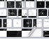 Checkered Marble Magic Keyboard Skin
