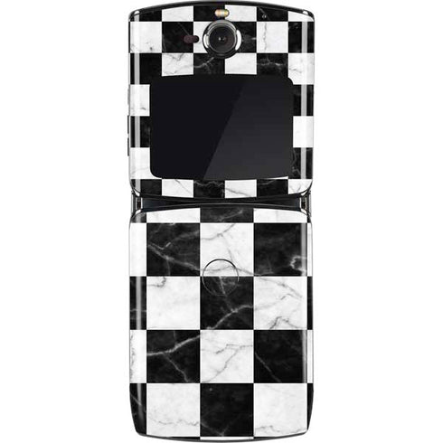 Checkered Marble Motorola RAZR Skin