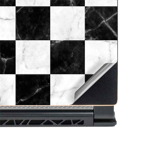 Checkered Marble MSI GS65 Stealth Laptop Skin