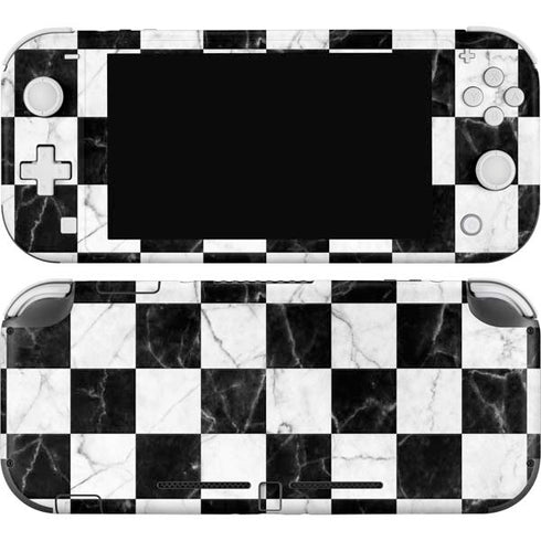 Checkered Marble Nintendo Switch Lite Skin